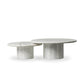 Stuart Nesting Coffee Table Set - White Calacatta Marble