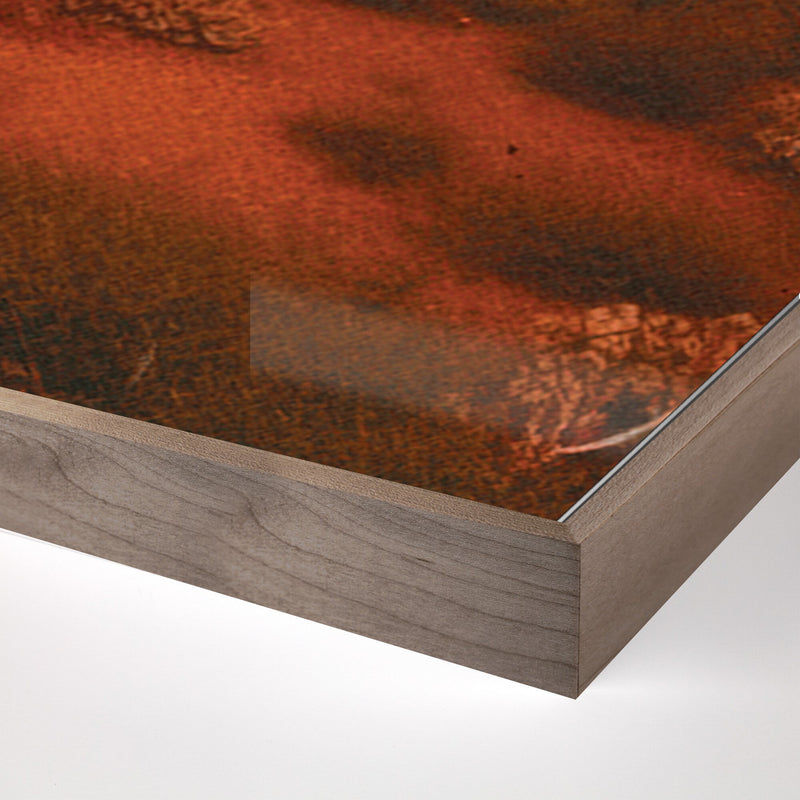 Glowing Saguaro by Coup d'Esprit — Rustic Walnut Floater
