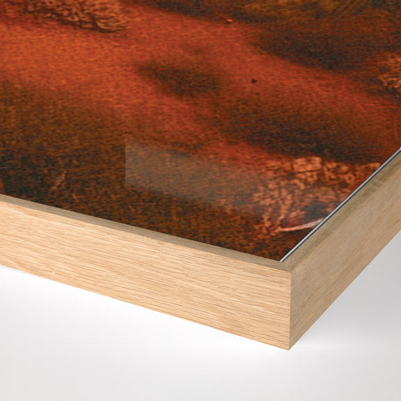 Glowing Saguaro by Coup d'Esprit — Vertical Grain White Oak Floater