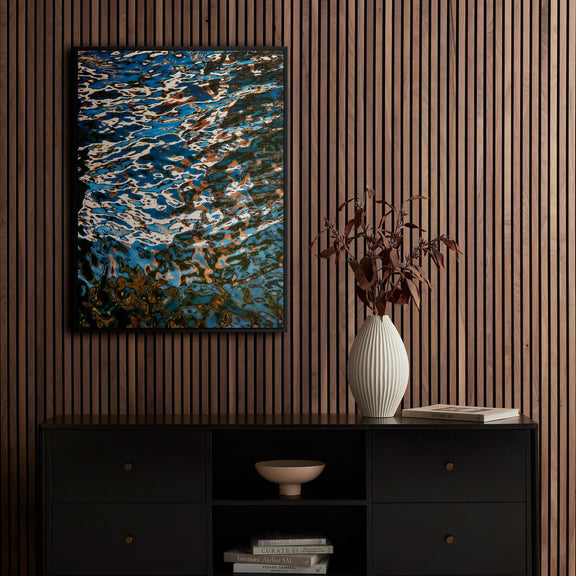 Reflecting Blue by Geoffrey Baris - Black Maple