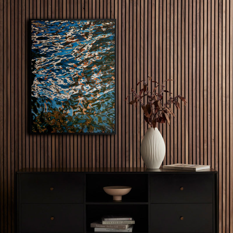 Reflecting Blue by Geoffrey Baris - Black Maple