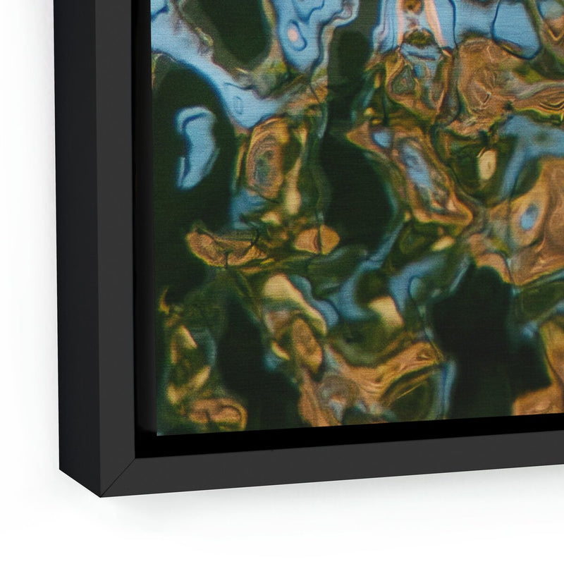 Reflecting Blue by Geoffrey Baris - Black Maple