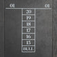 Darts Cabinet - Brushed Brass
