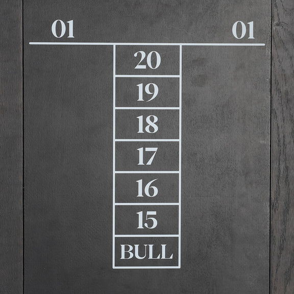 Darts Cabinet - Brushed Brass