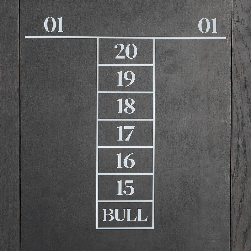 Darts Cabinet - Brushed Brass