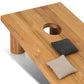 Outdoor Bag Toss Set - Aged Natural Teak