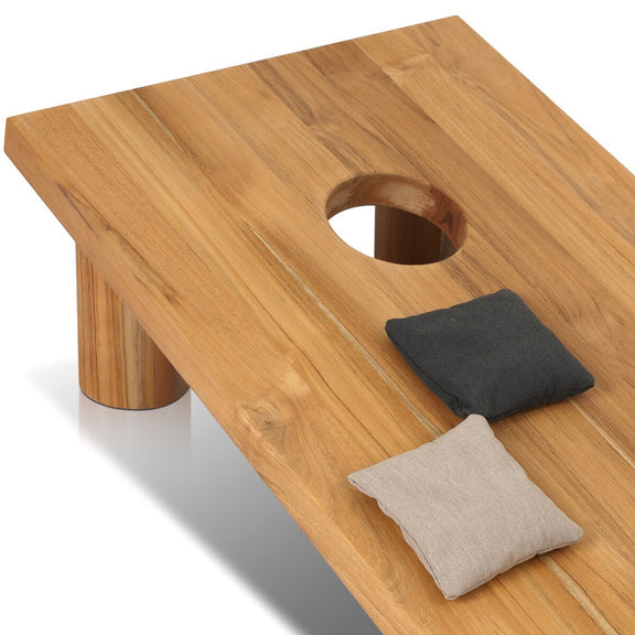 Outdoor Bag Toss Set - Aged Natural Teak