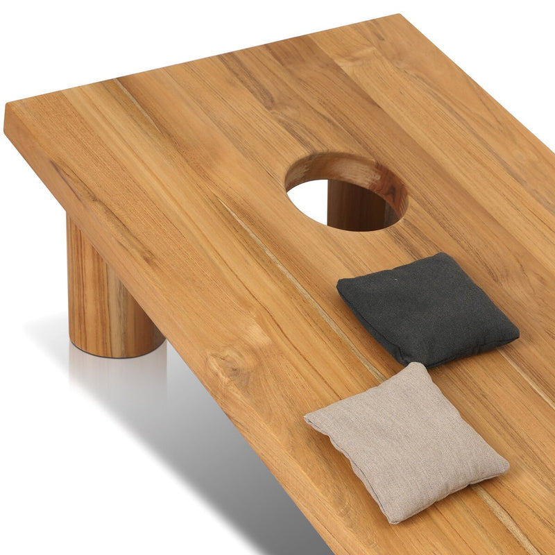 Outdoor Bag Toss Set - Aged Natural Teak