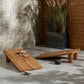 Outdoor Bag Toss Set - Aged Natural Teak