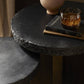 Mezes Nesting End Table - Natural Basalt