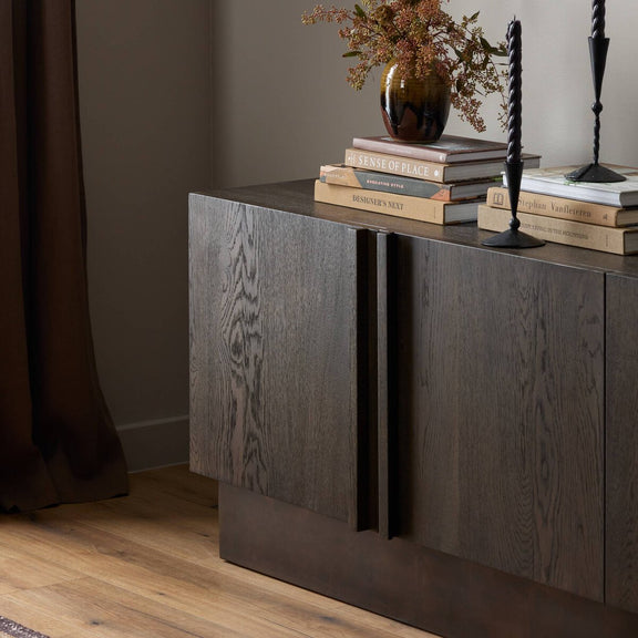 Madrid Media Console - Coffee Iron