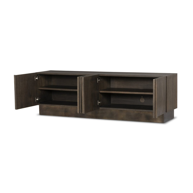 Madrid Media Console - Coffee Iron