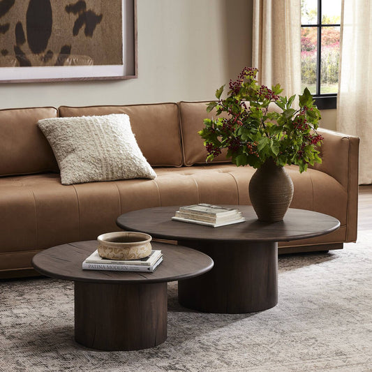 Stuart Nesting Coffee Table Set - Aged Belgium Bleach