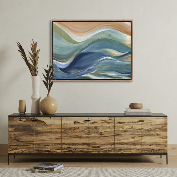 Wash Over Me by Ahn Hee Strain - Rustic Walnut