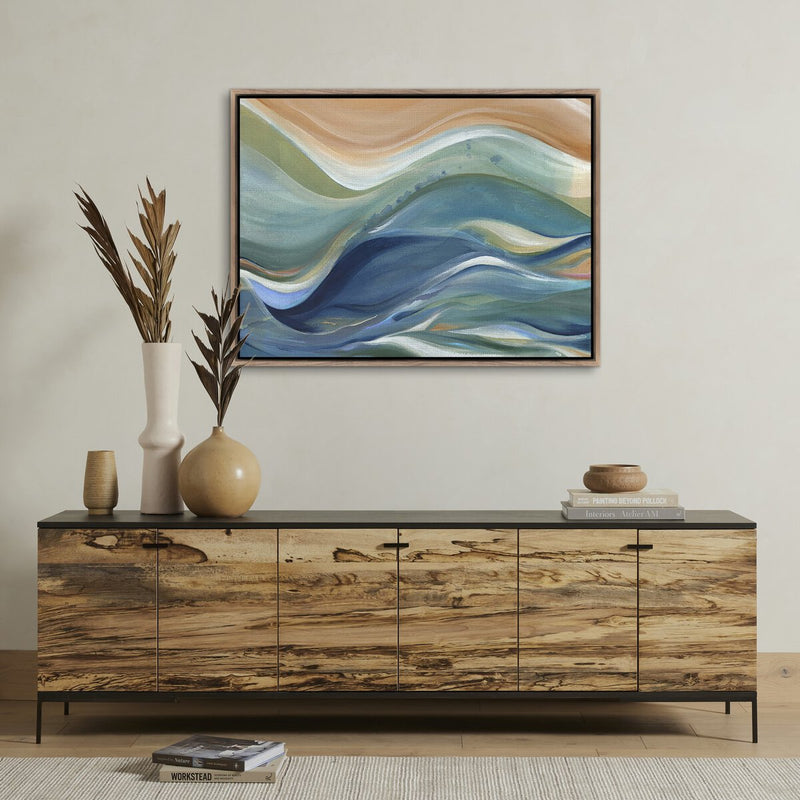 Wash Over Me by Ahn Hee Strain - Rustic Walnut