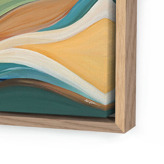 Trail To Teal Lake by Ahn Hee Strain - White Oak