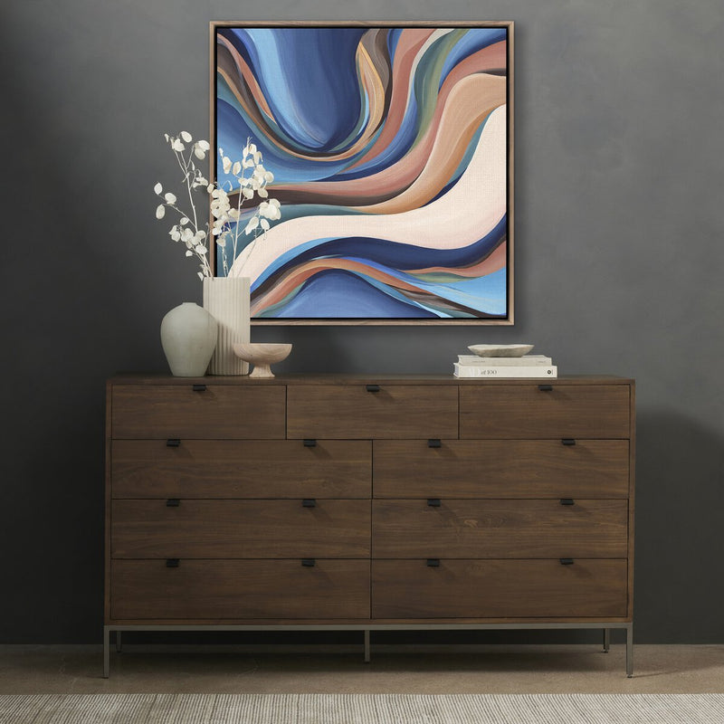Forward Flow by Ahn Hee Strain - Rustic Walnut