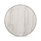 Skye Round Dining Table - White Marble