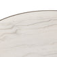Skye Round Dining Table - White Marble