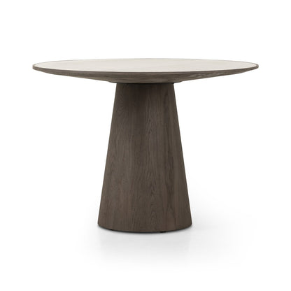 Skye Round Dining Table - White Marble