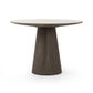 Skye Round Dining Table - White Marble