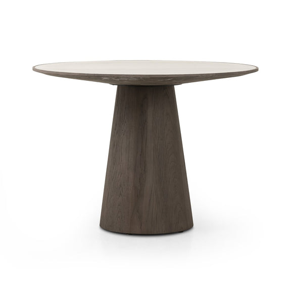 Skye Round Dining Table - White Marble