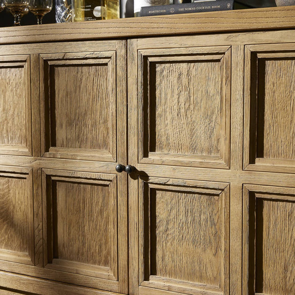 Tamara Small Cabinet - Worn Oak Veneer