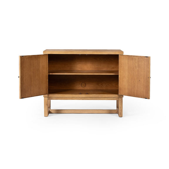 Tamara Small Cabinet - Worn Oak Veneer