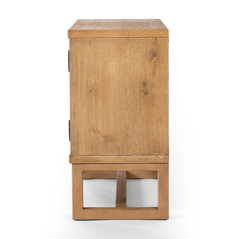 Tamara Small Cabinet - Worn Oak Veneer
