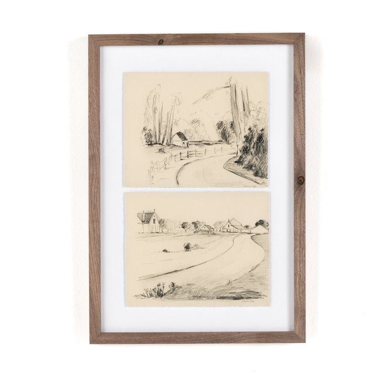 Dry Land Set by Multi-Artist - Rustic Walnut