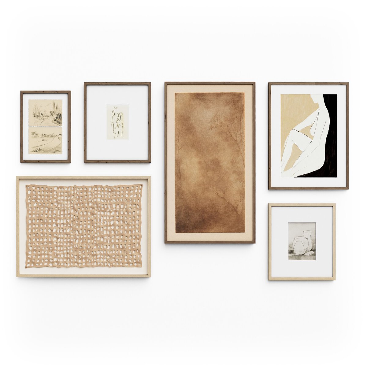 Dry Land Set by Multi-Artist - Rustic Walnut