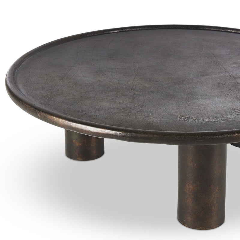 Cary Coffee Table - Distressed Bronze