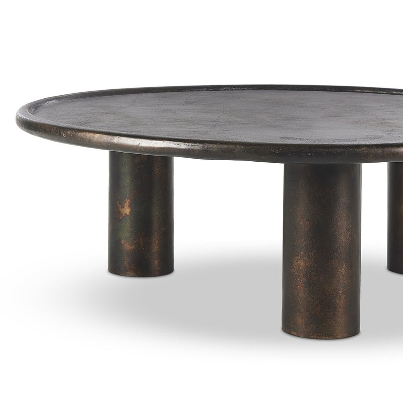 Cary Coffee Table - Distressed Bronze