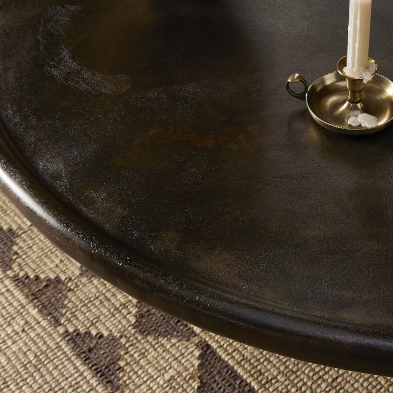 Cary Coffee Table - Distressed Bronze