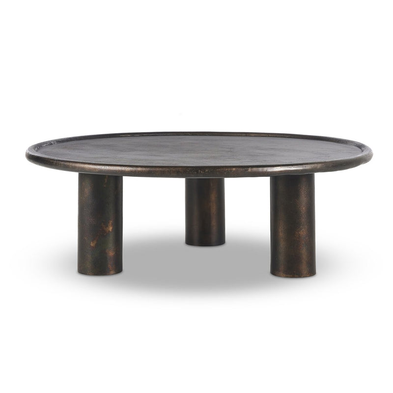 Cary Coffee Table - Distressed Bronze
