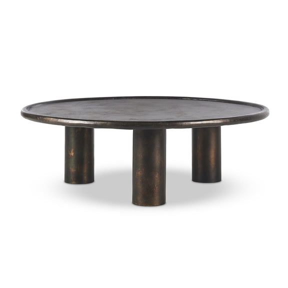 Cary Coffee Table - Distressed Bronze