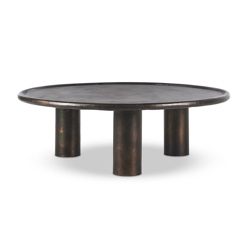 Cary Coffee Table - Distressed Bronze