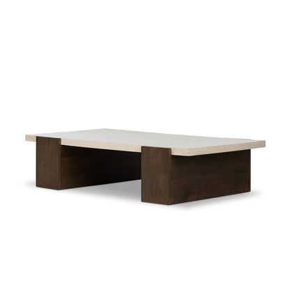 Letta Coffee Table - Cream Marble