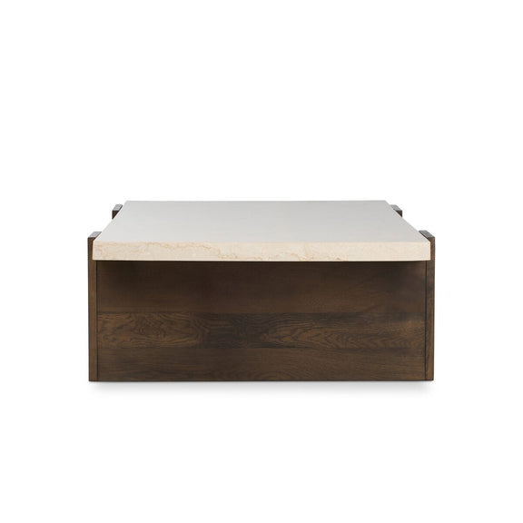 Letta Coffee Table - Cream Marble