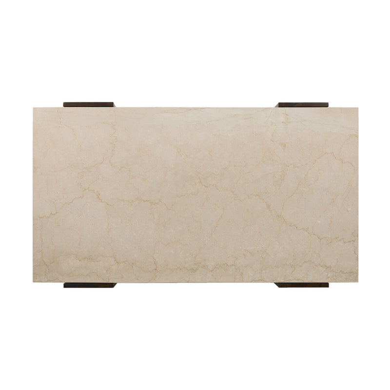 Letta Coffee Table - Cream Marble