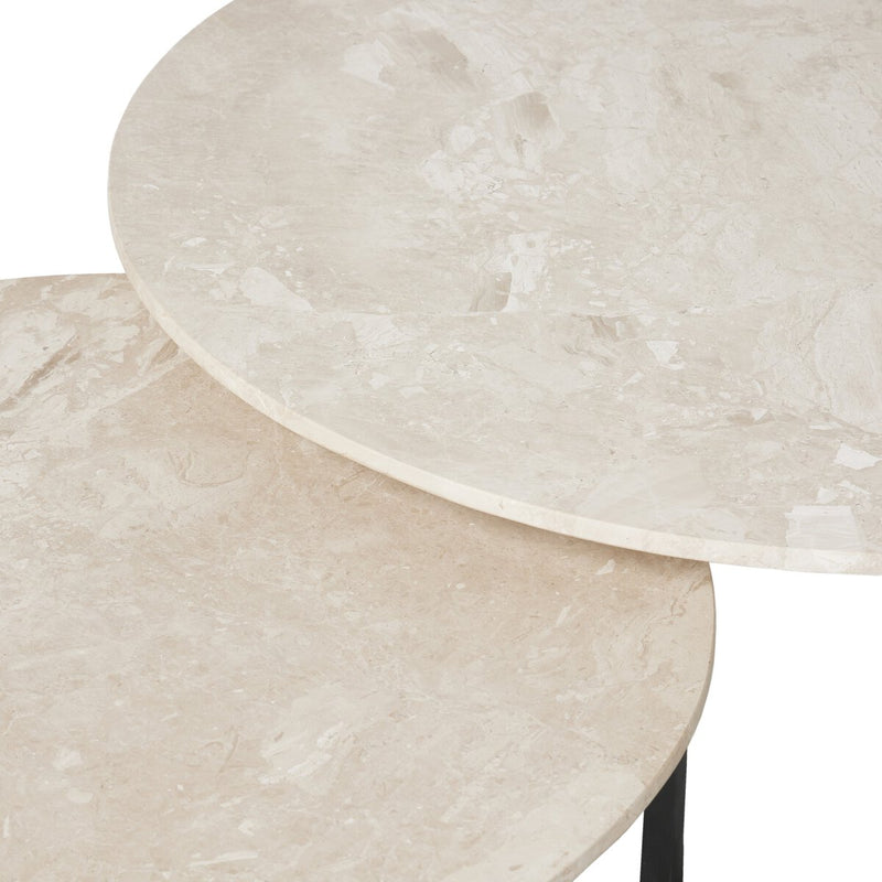 Axtell Nesting Coffee Table - Lunar Marble