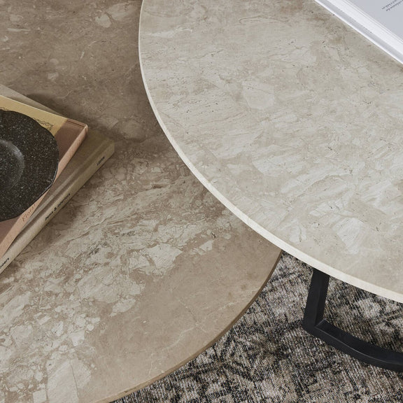 Axtell Nesting Coffee Table - Lunar Marble