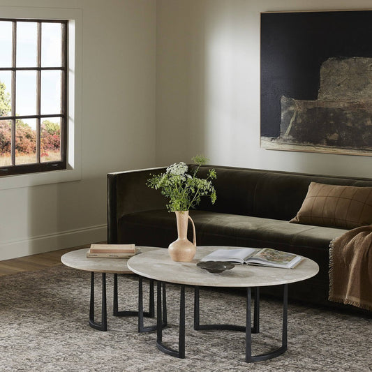 Axtell Nesting Coffee Table - Lunar Marble
