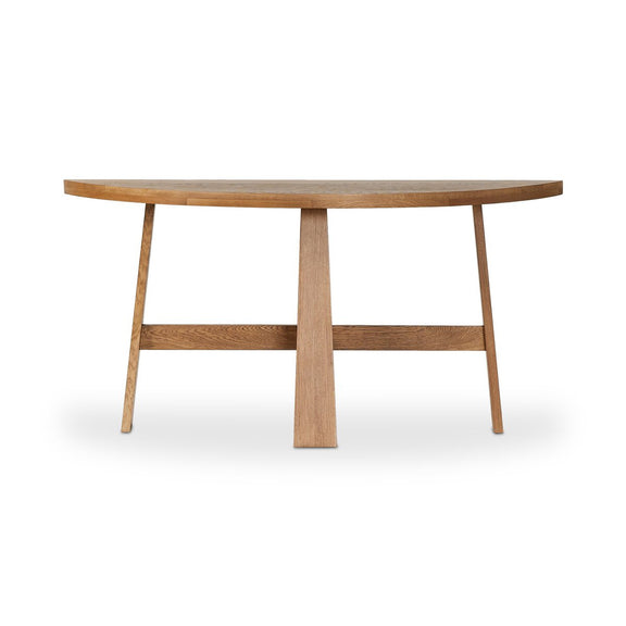 Fara Console Table - Light Brown Oak