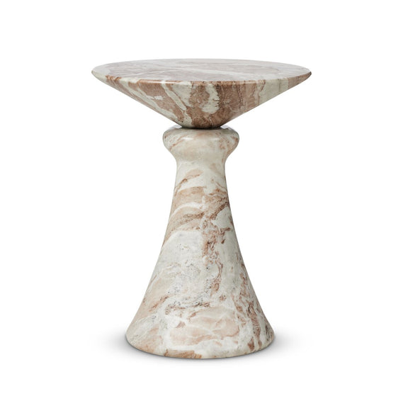 Connie End Table - Sawar Marble