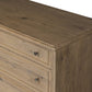 Maggie 6 Drawer Dresser - Aged Smoked Oak Resawn
