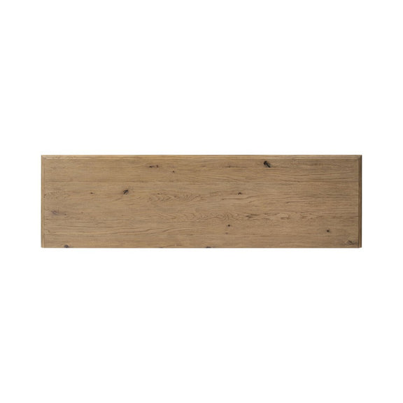 Maggie 6 Drawer Dresser - Aged Smoked Oak Resawn