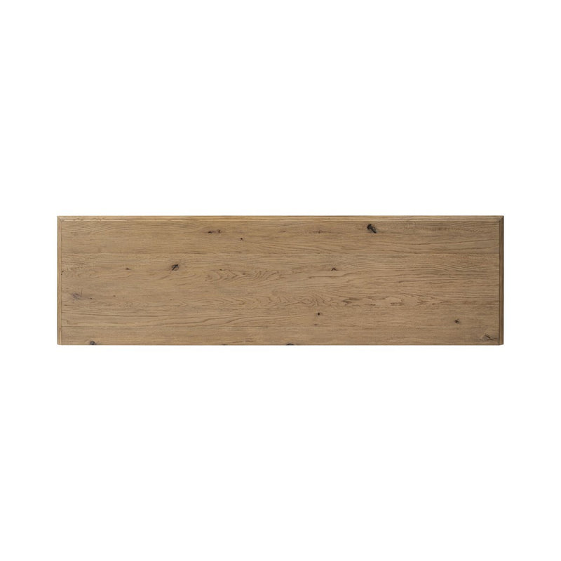 Maggie 6 Drawer Dresser - Aged Smoked Oak Resawn