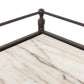 Eisen Nightstand - Striated Marble