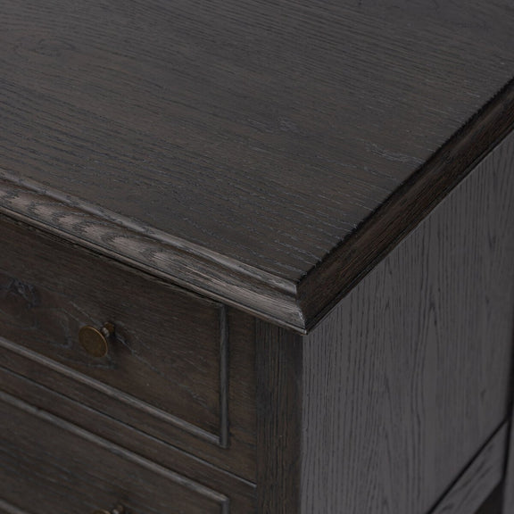 Maggie Nightstand - Smoked Black Oak Veneer